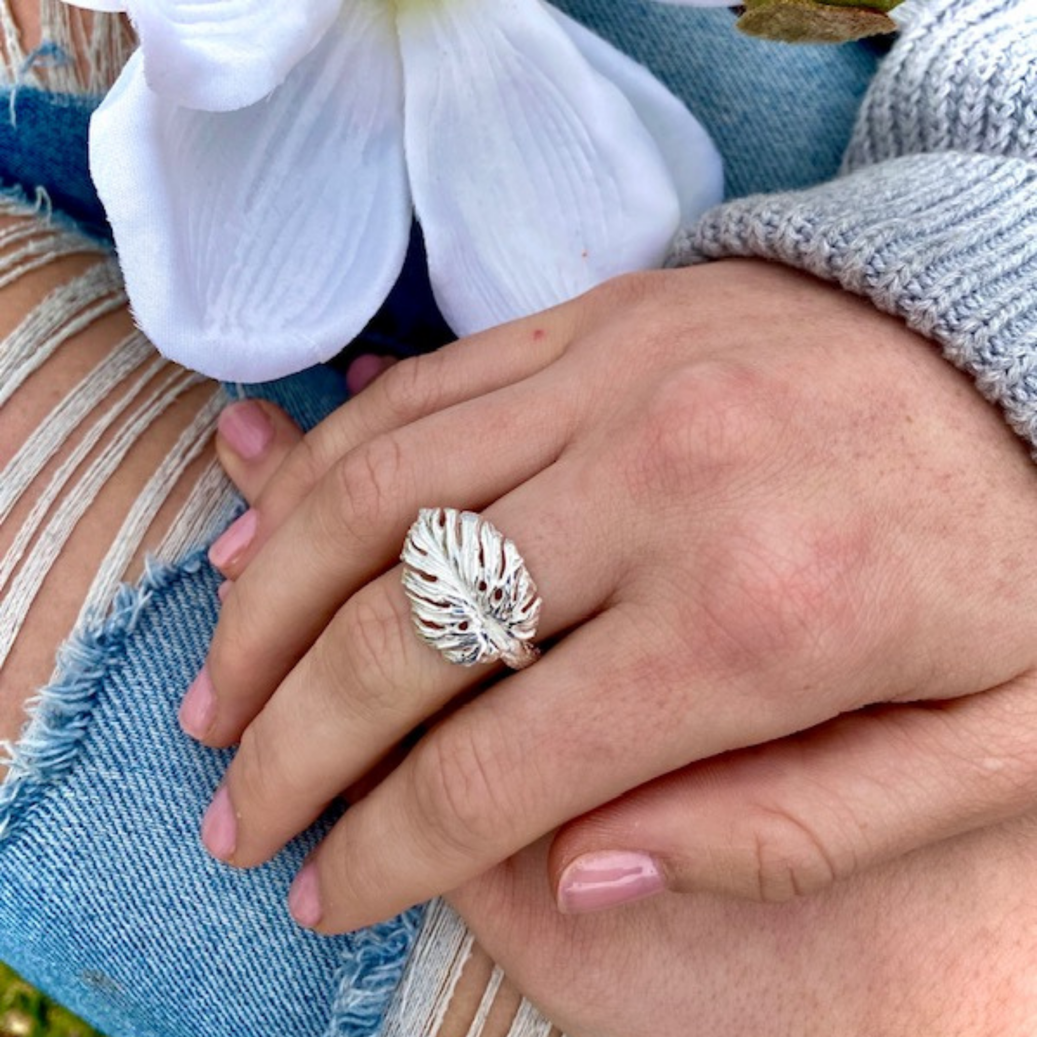 Palm Leaf Ring