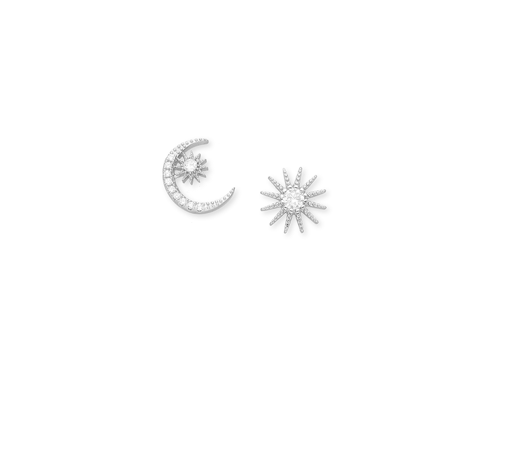Moon & Star Earrings