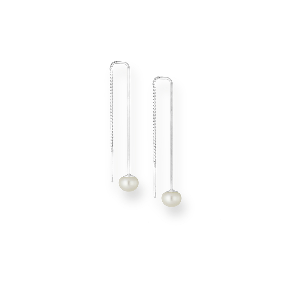 Pearl Threader Earrings