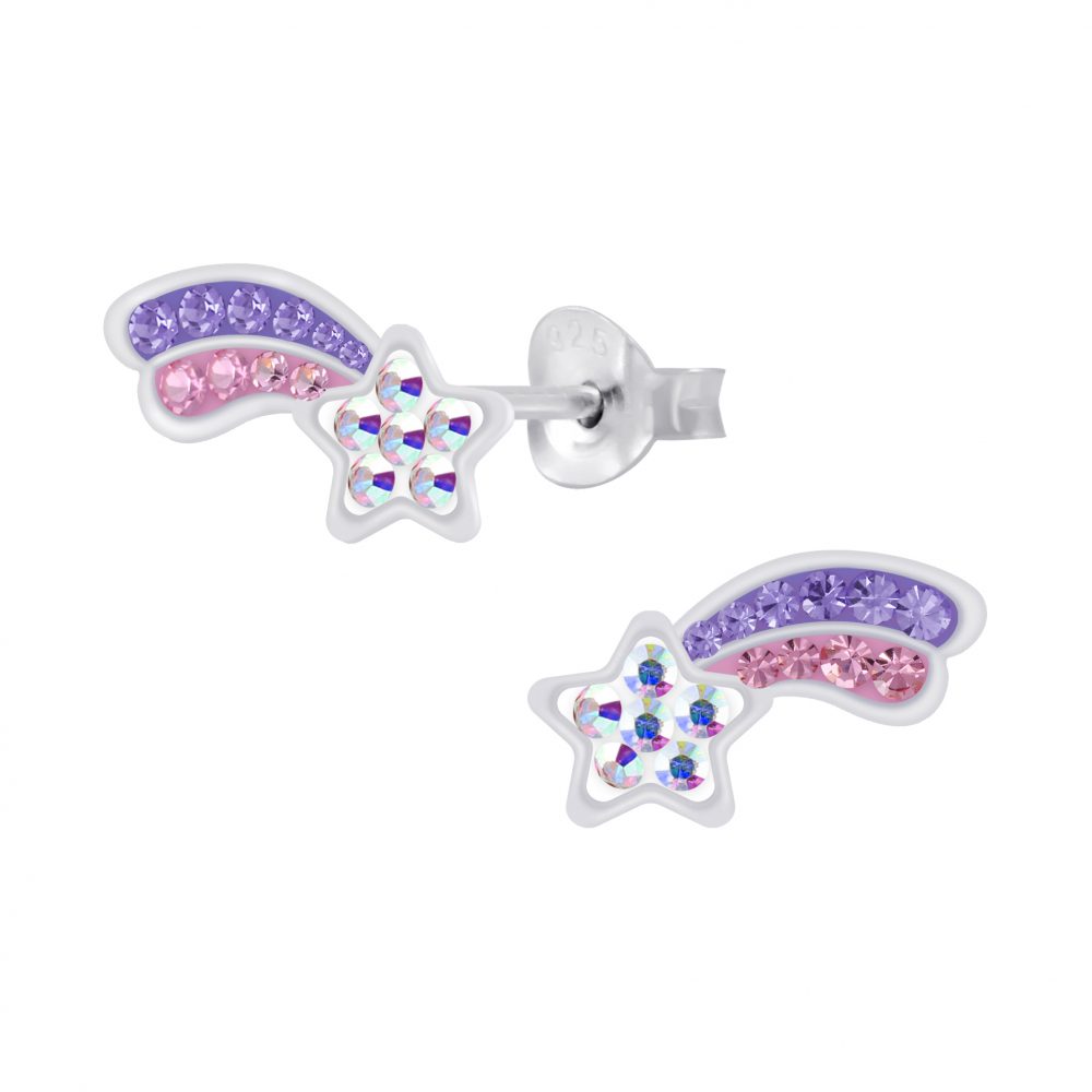 Shooting Star Stud Earrings