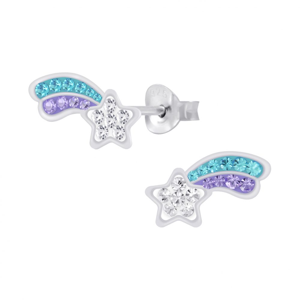 Shooting Star Stud Earrings
