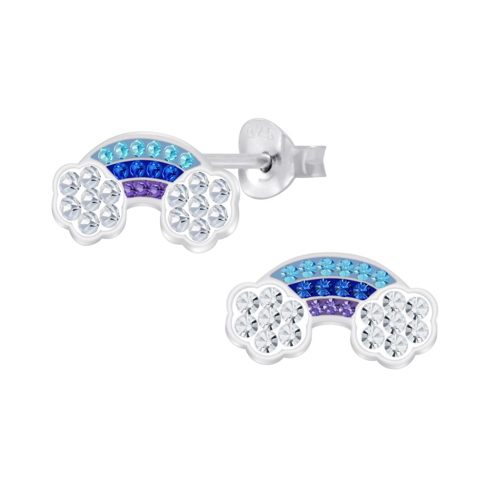 Rainbow Stud Earrings